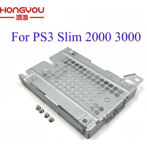 10sets For PlayStation3 PS3 Slim 2000 2001 3000 model Game Console Hard Disk Drive Tray Holder Mounting Bracket Replacement