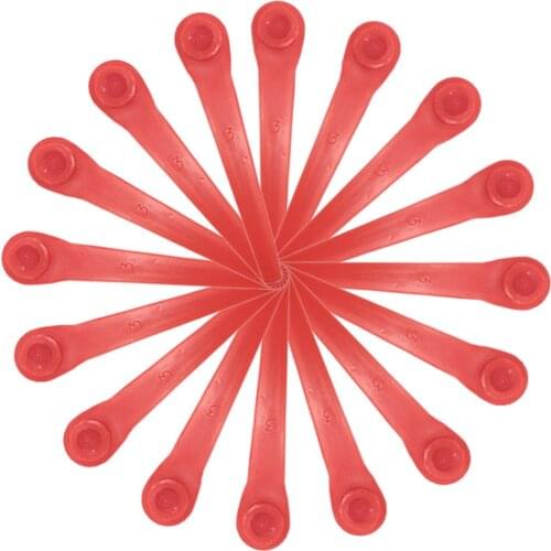 100PCS/Bag Blade Grass Trimmer Plastic Replaceable Blades Hexagon Connector High Quality Reliability Durable