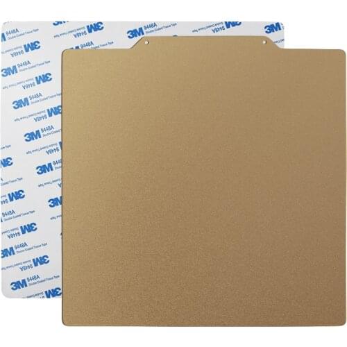 3D Printer Hot Bed PEI Powder Coated Spring Steel Plate Magnetic Base Double-Sided Printing Suitable for CREALITY Ender3 CR-10S