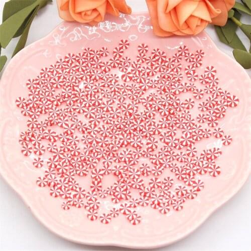 KLJUYP Peppermint shaped Colors Sequins for DIY Card Making Craft Color Collection