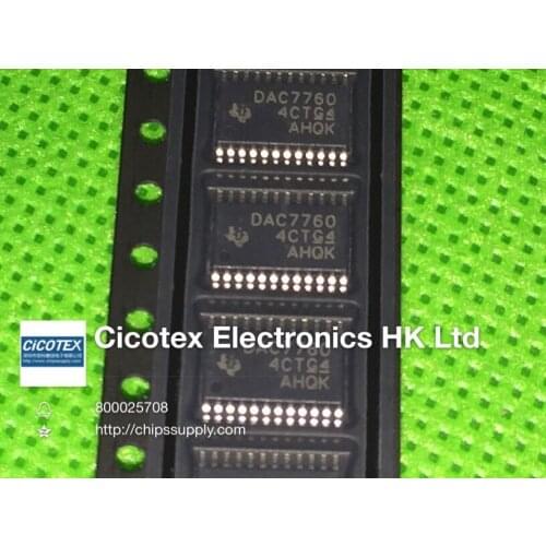 DAC7760IPWPR IC DAC 1CH 12BIT PROGR 24HTSSOP