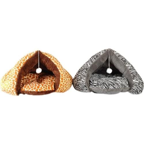 Factory pet cat and dog kennel stock cat and dog universal thickened warm sleeping bag pet bed