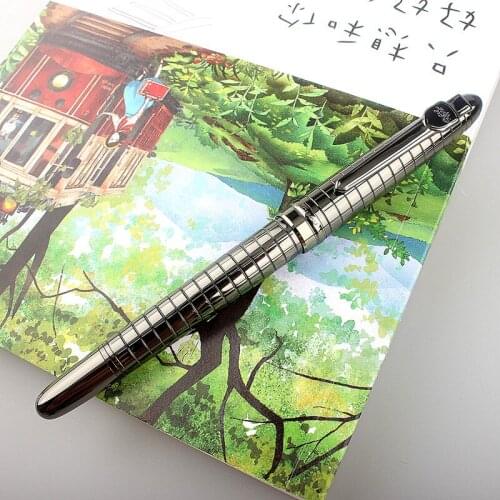 JINHAO Classic Design Brand Metal Roller Ballpoint Pen Luxury Business Men Writing Pen Gift