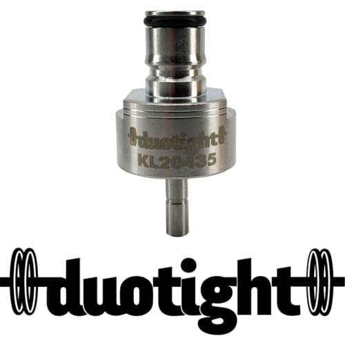 Carbonation & Line Cleaning Cap (Stainless Steel) - Duotight compatible