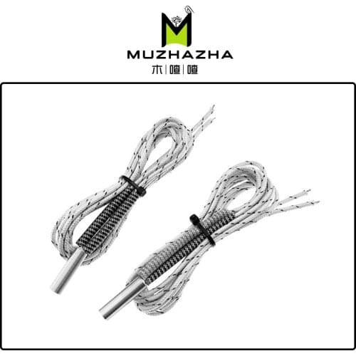 Heating tube 6*20mm 12V 24V 50W Ceramic Cartridge Heater 1M 2M Reprap&Mendel For V6 J-head Extruder 3D printer part