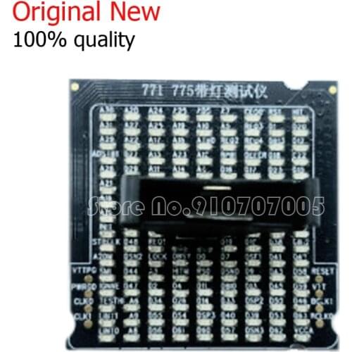 Desktop CPU 775 Socket Tester CPU Socket Analyzer Dummy Load Fake Load with LED DNIGEF