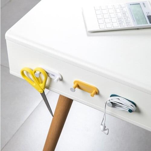 New Free Punching Door Without Trace Nail Small Hook Clothes Hook Mounted Wall Hook Wall Hooks Decorative