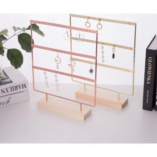 New Earrings Holder Jewellery Organizer Jewelry Display Rack Stand Dangle and Hook Earrings Hanging Showcase for Home Shop Decor