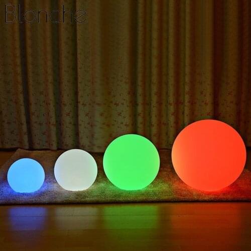 Modern Ball Floor Lamp Simple PVC Living Room Standing Lamp Bedroom Lights Bedside Lights Home Deco Ball Floor Color Lamp