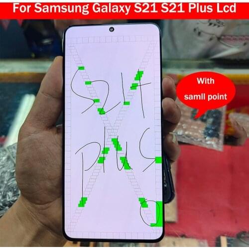 Supersmall point For Samsung Galaxy S21 Lcd G991 Display Touch Screen Digitizer For Samsung s21 Plus G996 LCD No Frame