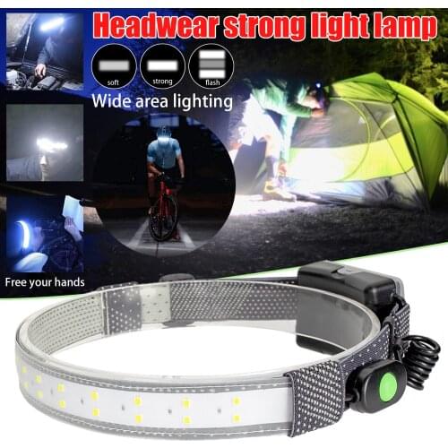 Led Headlight Running Light Super Bright Led High Beam Flashlight Flashlight Night Running Fishing Waterproof Headlight