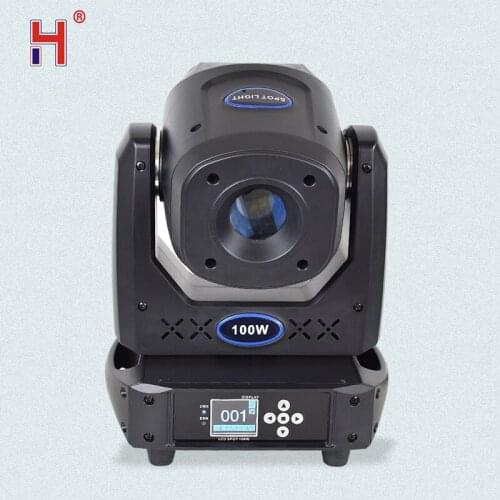 Led Spot 100W With 5 Face Prism Gobo Effect Moving Head Light Party Dj Equipment Bar Light Ktv Disco Stage Lighting