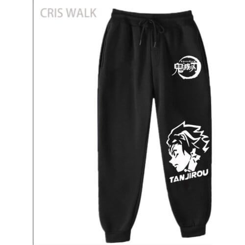 Japanese New Demon Slayer Print Sweatpants Women/Men Fitness Joggers Pants High Street Anime Trousers Casual Pants Sweatpant