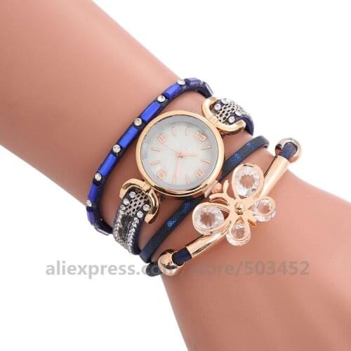 100pcs/lot 920621 No logo Nontre Femme Wholesale Woman Watch Butterfly Clock For Women Lady Fashion Ladies Bracelet Watch