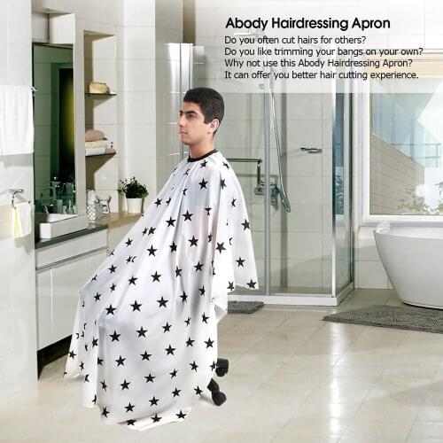 Abody Hairdressing Apron Barber Cape Haircut Cloth Gown Anti-static Hair Styling Perming Dyeing Apron