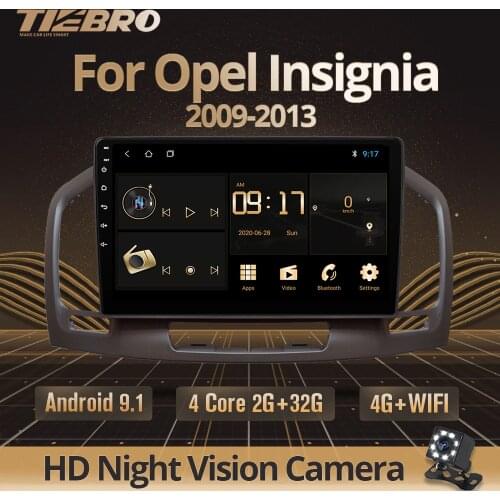 TIEBRO 2din Android 9.0 Car Radio For Buick Regal For Opel Insignia 2009-2013 Car Multimedia Player GPS Navigation DVD Player