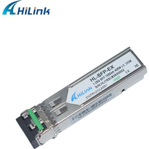 Free shipping! 1.25g SFP 1550nm 40km sfp module fiber DDM optic transceiver manufacturer