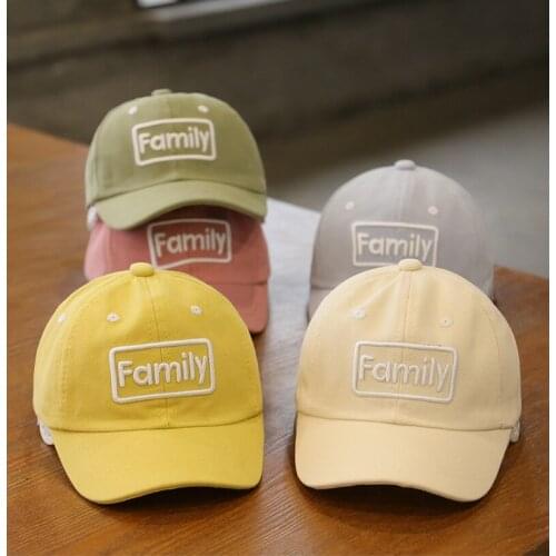 100% cotton Baby Baseball Cap Girls Letter embroider Snapback Sun Protection Caps Kids Sports Trucker Sun Hat toddler