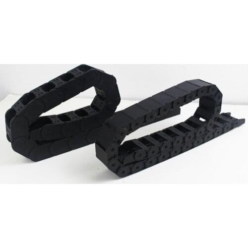 Transmission chain of 15 / 18 series semi closed nylon drag chain tank chain crawler cable groove engraving machine