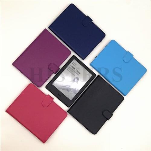 For Bookeen Cybook Muse Frontlight 6 inch eBook Magnetic PU Leather Case Book Cover