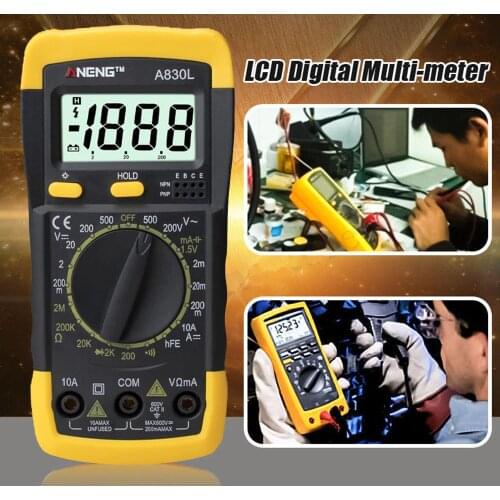 Digital Multimeter Professional Probes For Multimeter LCD Voltmeter Ammeter Ohmmeter Multimeter Volt AC DC Tester Meter