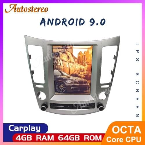 For Hyundai VERACRUZ 2012+ Android 9.0 64+4G Tesla Style Screen Car GPS Navigation Auto Radio Multimedia Player Head Unit Stereo