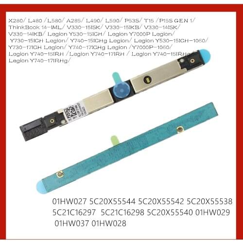 New Original for Lenovo ThinkPad T490 T490S T495 T495S T590 P53S A285 X280 X390 X395 Webcam Camera 720P 01HW027 01HW028 01HW029
