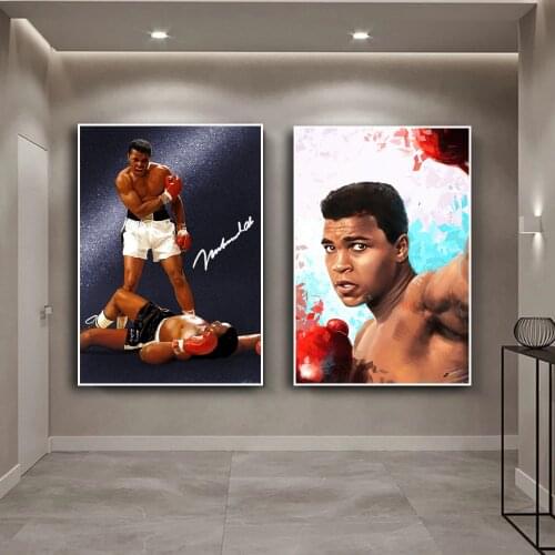 Figure Art Alec Boxing Mike Tyson Canvas painting Wall Art Posters Prints Wall Pictures for Living Room Home Wall Cuadros Decor