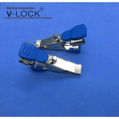 V-LOCK electrode clip, snap,banana 4.0,din 3.0 to clip, 10pcs/pack FOR All Brands