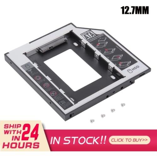 Magnalium 2nd HDD Caddy 12.7mm SATA 3.0 HDD Hard Disk Drive Enclosure Adapter SSD Case Boxs Replacement For ThinkPad Laptop PC