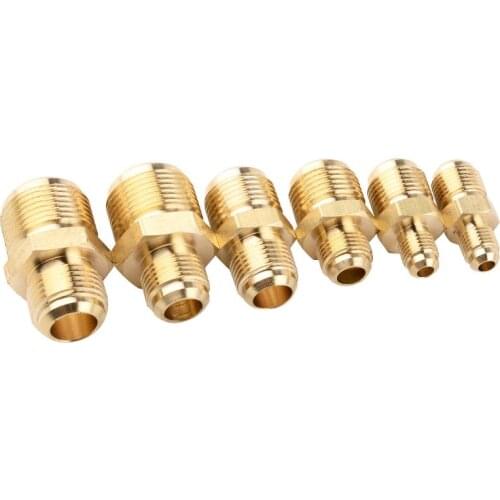 Brass adapter male thread british thread air conditioning copper tube reducer adapter fitting
