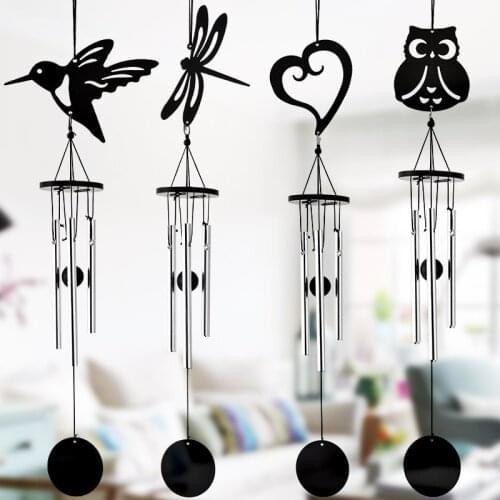 Metal Multi-tube Wind Chime Home Decoration Ornaments Wedding Birthday Hanging Pendant Gift