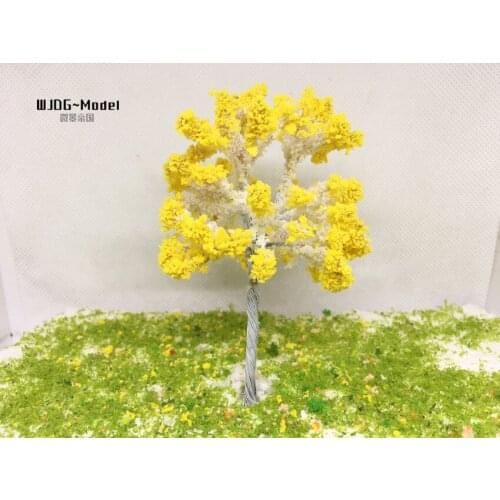 10 cm-20cm of miniature tree model architecture model railway layout green landscape scenery train model tree