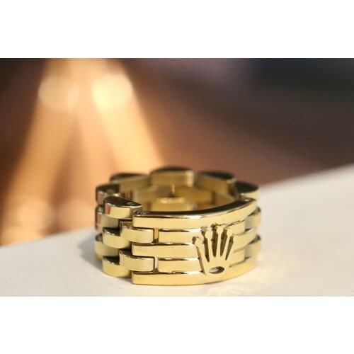 Fashion Stainless Steel Chain Ring For Men Crown Rings for Women Engagement Jewelry Anniversary