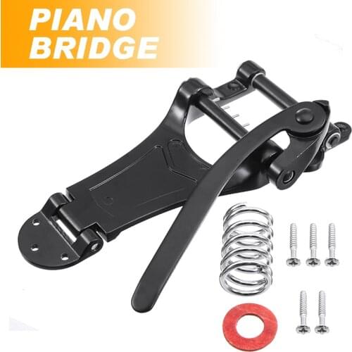 New Electric Guitar Parts Vibrato Tremolo Bridge Semi Hollow Tailpiece Black Suitable for Les Paul Electric Guitars Accessories