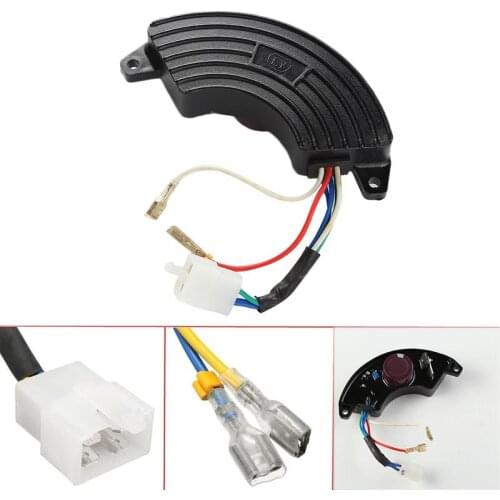 Single Phase 8kw Regulator Single-Phase Generator Voltage Rectifier AVR 6 Wires Universal