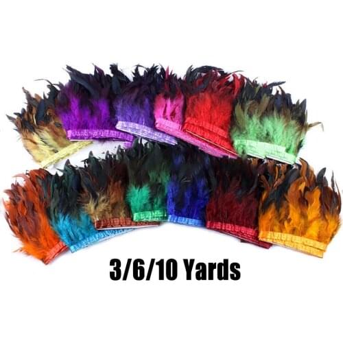 Wedding Party Feathers Trim Ribbon Craft DIY Wholesale Natural Pheasant Feather Plume Sewing Fringe Christmas Decoration 13-18cm