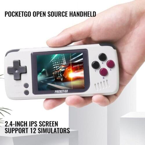 Pocketgo SMD Preinstalled Latest Firmware Retro Game 2.4 Inch IPS Screen Portable Handheld Video Game Console Support Ps1 DC