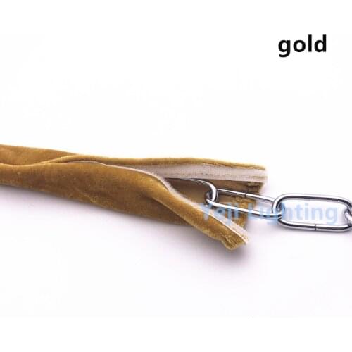 Pendant light Velcro hanging chain cloth cover Crystal lamp led chandelier ceiling lamp accessories Antirust cloth cover jacket