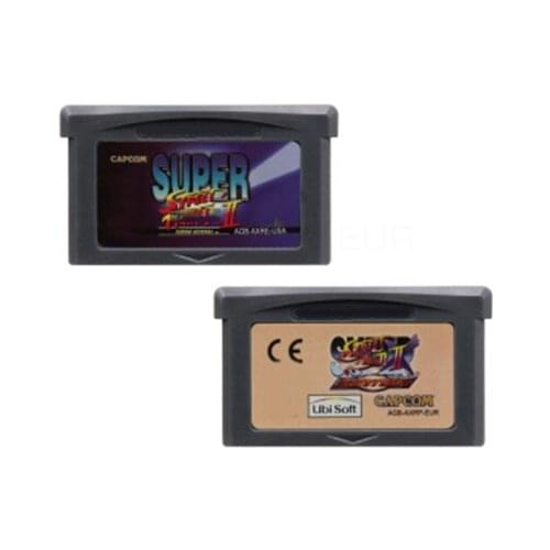 Superior 32 Bit Video Game Cartridge Memory Card for Nintendo GBA Super Stree Fighte English Language Edition