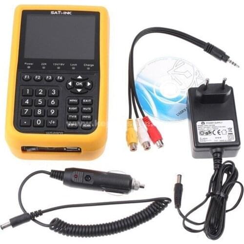 Satlink ws-6909 3.5'' DVB-S&DVB-T Combo Signal Finder satlink 6909 Satellite&Terrestrial Signal meter sathero satlink ws-6909