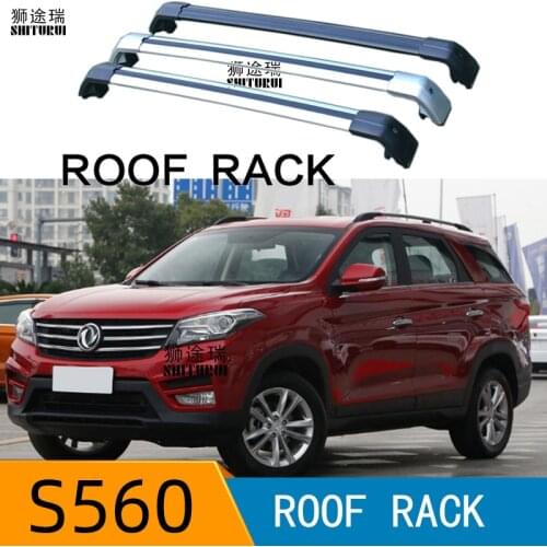 SHITURUI 2Pcs Roof bars For DFSK S560 SUV 2018 2019 2020 Aluminum Alloy Side Bars Cross Rails Roof Rack Luggage Carrier