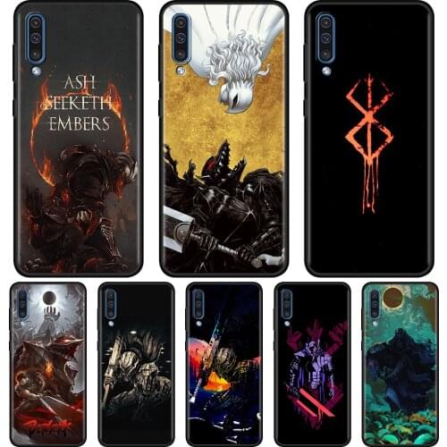 Case For Samsung Galaxy A50 A70 A10 A20e A30 A40 A20s A10s A10e A80 A90 A60 A30s TPU Shell Silicone Cover Berserk Guts Anime