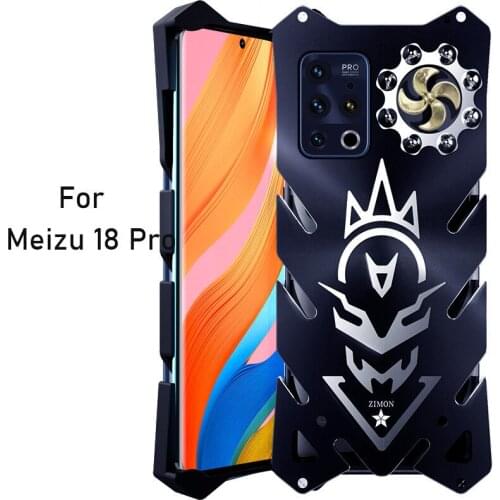 Heavy Duty Protection Phone Case For Meizu 18 Pro Case Shockproof Aluminum Metal Armor Full Cover Coque For Meizu 18 Pro Funda