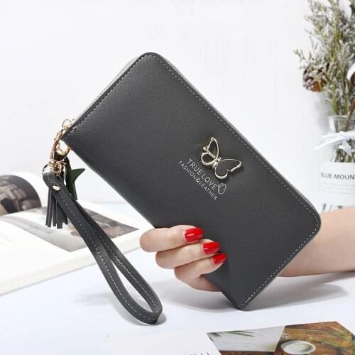 2021 Female Wallet High Capacity Zipper Women Wallet Fashion Pocket book Phone Money bag Handbag Card Holders for lady
