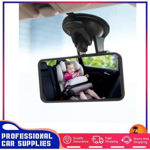 Car Safety View Back Seat Mirror Interior Rear View Suction Mirrors Auxiliary Mirror Observation Mirrors