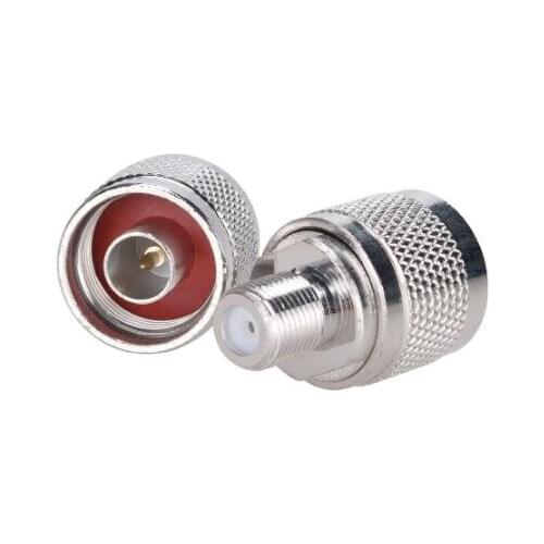 100PCS N Male Plug to F Female Jack RF Coaxial Adapter Adaptor Connector