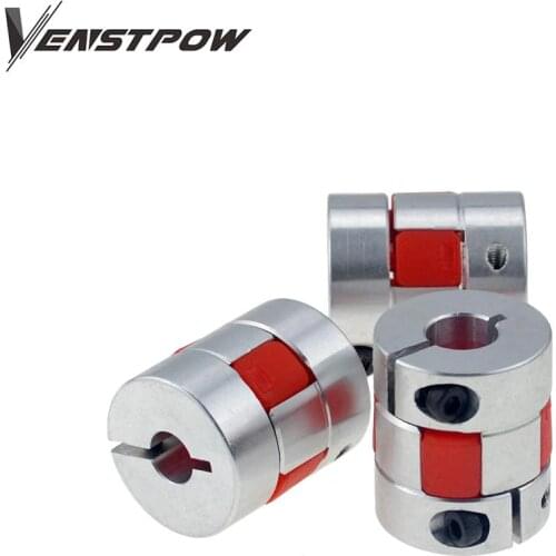 4pcs D20L30 Coupler OD 20x30mm Aluminium Plum Flexible Shaft Coupling Motor Connector CNC Flexible Coupler 5/6/6.35/8/10/12mm