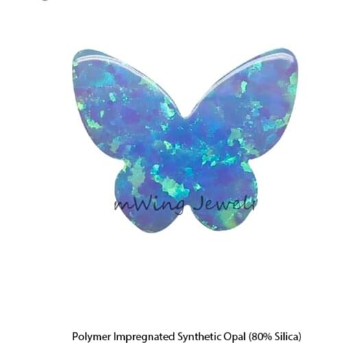 50pcs/lot 12x9.8mm unique Hollow Butterfly Opal Synthetic Hollow Fire Opal for Jewelry Necklace Lab created opal beads for gifts
