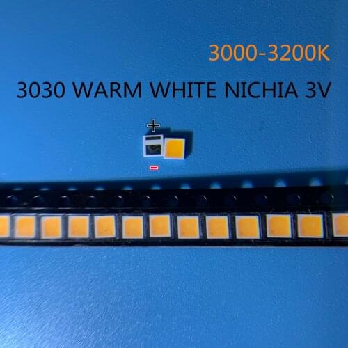 5000pcs NICHIA SMD LED 3030 3000K Warm white 1W 350MA NFSL757DT-V1 Lighting Application 3030 DIODE